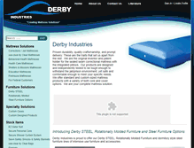 Tablet Screenshot of derbyindustries.com